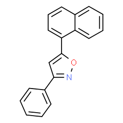 5-(1-Naphtyl)-3-phenylisoxazole Structure