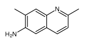 2,7-dimethyl-[6]quinolylamine Structure