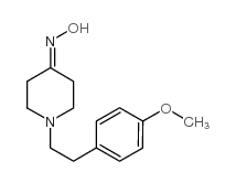 1-[2-(4-Methoxyphenyl)ethyl]piperidine-4-ketoxime Structure