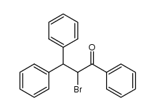 2-bromo-1,3,3-triphenyl-1-propanone Structure