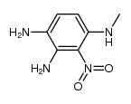 N4-methyl-3-nitro-1,2,4-benzenetriamine Structure