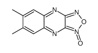 6,7-dimethyl-3-oxido-[1,2,5]oxadiazolo[3,4-b]quinoxalin-3-ium Structure
