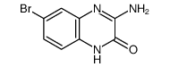 3-氨基-6-溴喹噁啉-2-醇结构式