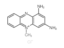 Phenazinium,1,3-diamino-5-methyl-, chloride (1:1)结构式