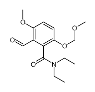 N,N-diethyl-2-formyl-3-methoxy-6-(methoxymethoxy)benzamide Structure