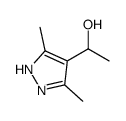 1-(3,5-二甲基-1H-吡唑-4-基)乙醇结构式