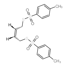 Benzenesulfonothioicacid, 4-methyl-, S1,S1'-(2Z)-2-butene-1,4-diyl ester结构式