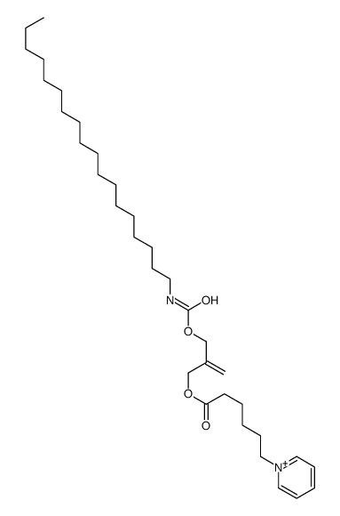 N-(5-((2-methylene-3-(((octadecylamino)carbonyl)oxy)propoxy)carbonyl)pentyl)pyridinium picture