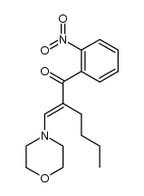 2-(morpholinomethylene)-1-(2-nitrophenyl)hexan-1-one Structure