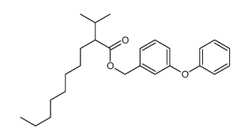 (3-phenoxyphenyl)methyl 2-propan-2-yldecanoate结构式