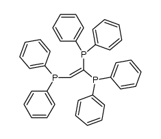 1,1,2-tris(diphenylphosphanyl)ethene结构式