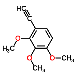 BENZENE, 1-ETHYNYL-2,3,4-TRIMETHOXY- Structure