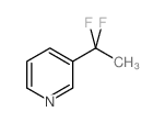 (9CI)-3-(1,1-二氟乙基)-吡啶结构式