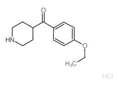 (4-Ethoxyphenyl)(piperidin-4-yl)methanone hydrochloride Structure