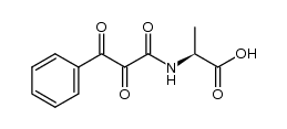 2-(2,3-dioxo-3-phenylpropanamido)propanoic acid Structure