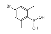 (4-Bromo-2,6-dimethylphenyl)boronic acid structure