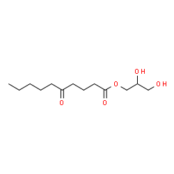 α-Glyceryl-δ-keto-decanoate Structure