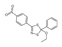 5-ethoxy-3-(4-nitrophenyl)-5-phenyl-1,4,2-dithiazole Structure