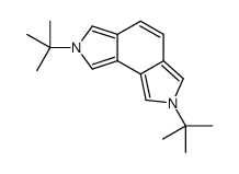 2,7-Di-tert-butyl-2,7-dihydro-benzo[1,2-c:3,4-c']dipyrrole结构式