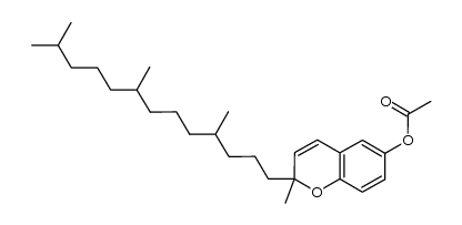 2-methyl-2-(4,8,12-trimethyltridecyl)-2H-chromen-6-yl acetate Structure