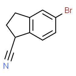 5-bromo-2,3-dihydro-1H-indene-1-carbonitrile Structure