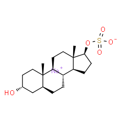 5A-ANDROSTANE-3A,17B-DIOL 17-SULFATETRIE THYLAMMONI Structure