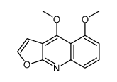 4,5-dimethoxyfuro[2,3-b]quinoline结构式