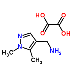 1-(1,5-Dimethyl-1H-pyrazol-4-yl)methanamine ethanedioate (1:1) Structure