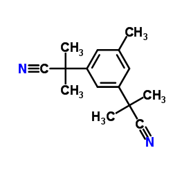 Pentamethyl-1,3-benzenediacetonitrile Structure