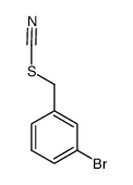 3-bromobenzyl thiocyanate结构式