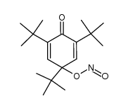 1,3,5-tri-tert-butyl-4-oxocyclohexa-2,5-dienyl nitrite Structure