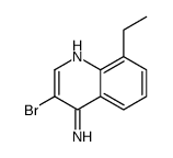 4-Amino-3-bromo-8-ethylquinoline结构式