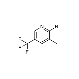 2-bromo-3-methyl-5-(trifluoromethyl)pyridine Structure