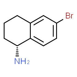 (R)-6-Bromo-1,2,3,4-tetrahydronaphthalen-1-amine Structure