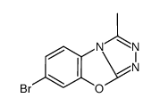 6-bromo-1-methyl-[1,2,4]triazolo[3,4-b][1,3]benzoxazole结构式