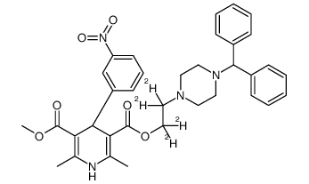 R-(-)-Manidipine-d4结构式