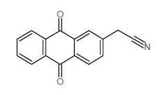 2-(9,10-DIOXO-9,10-DIHYDRO-2-ANTHRACENYL)ACETONITRILE Structure
