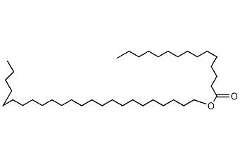 Tetracosanyl pentadecanoate Structure