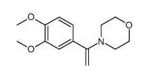 4-[1-(3,4-dimethoxyphenyl)ethenyl]morpholine结构式