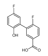 4-fluoro-3-(5-fluoro-2-hydroxyphenyl)benzoic acid Structure