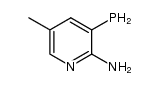 2-amino-5-methyl-3-phosphanylpyridine结构式