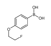 4-(2-Fluoroethoxy)phenylboronic acid Structure