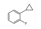 1-cyclopropyl-2-fluorobenzene Structure