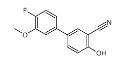 5-(4-fluoro-3-methoxyphenyl)-2-hydroxybenzonitrile结构式