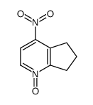 4-Nitro-6,7-dihydro-5H-cyclopenta[b]pyridine 1-oxide Structure