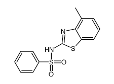 Benzenesulfonamide,N-(4-methyl-2-benzothiazolyl)- picture