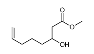 methyl 3-hydroxyoct-7-enoate结构式