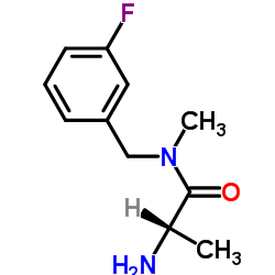 N-(3-Fluorobenzyl)-N-methylalaninamide结构式
