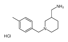 C-[1-(4-Methyl-benzyl)-piperidin-3-yl]-Methylaminehydrochloride structure