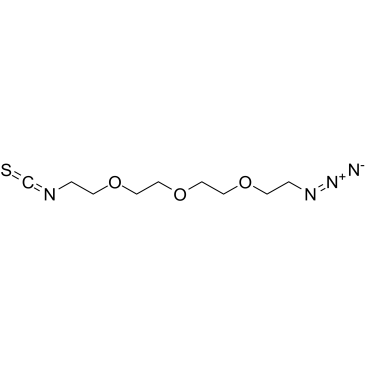 1-Isothiocyanato-PEG3-azide结构式